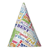 Unieke en speciale 21e verjaardag feestartikelen feesthoedjes (Rechts)