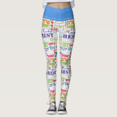 Unieke en speciale 21e verjaardag feestartikelen leggings (Voorkant)