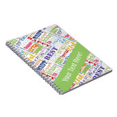 Unieke en speciale 21e verjaardag feestartikelen notitieboek (Rechterzijde)