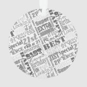 Unieke en speciale 21e verjaardag feestartikelen ornament (achterkant)