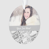 Unieke en speciale 21e verjaardag feestartikelen ornament (voorkant)