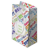 Unieke en speciale 30e verjaardag feestartikelen klein cadeauzakje (Voorkant Gekanteld)