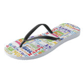 Unieke en speciale 30e verjaardag feestartikelen teenslippers (Schuin)