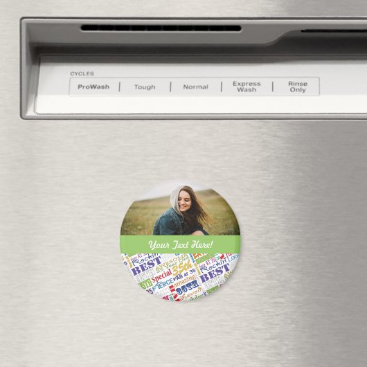 Unieke en speciale 35e verjaardag feestartikelen magneet (Insitu (Vaatwasser))