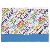 Unieke en speciale 40ste verjaardagsfeestgeschenke groot cadeauzakje (Achterkant)