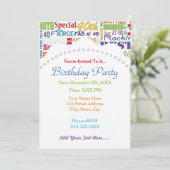 Unieke en speciale 40ste verjaardagsfeestgeschenke kaart (Staand voorkant)