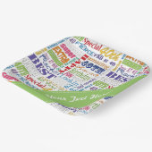 Unieke en speciale 40ste verjaardagsfeestgeschenke papieren bordje (Gebogen)