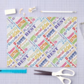 Unieke en speciale 40ste verjaardagsfeestgeschenke tissuepapier (Craft)