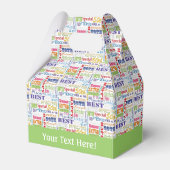 Unieke en speciale 50e verjaardag feestartikelen bedankdoosjes (Voorkant Zijde)