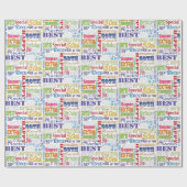 Unieke en speciale 50e verjaardag feestartikelen cadeaupapier (Vlak)