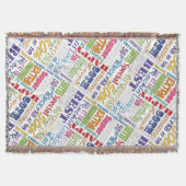 Unieke en speciale 50e verjaardag feestartikelen deken (Voorkant)