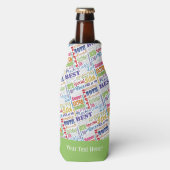 Unieke en speciale 50e verjaardag feestartikelen flesjeskoeler (Fles Voorkant)