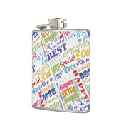 Unieke en speciale 50e verjaardag feestartikelen heupfles (Links)