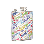 Unieke en speciale 50e verjaardag feestartikelen heupfles (Rechts)