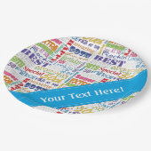 Unieke en speciale 50e verjaardag feestartikelen papieren bordje (Gekanteld)