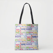 Unieke en speciale 50e verjaardag feestartikelen tote bag (Voorkant)