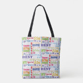 Unieke en speciale 50e verjaardag feestartikelen tote bag (Achterkant)