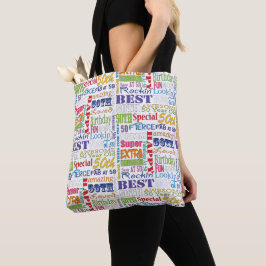 Unieke en speciale 50e verjaardag feestartikelen tote bag