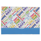 Unieke en speciale 55e verjaardag feestartikelen large cadeautasje (Achterkant)