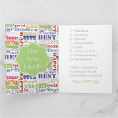 Unieke en speciale 65e verjaardag feestartikelen kaart (Binnen)