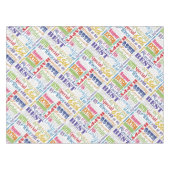 Unieke en speciale 65e verjaardag feestartikelen tafelkleed (Voorkant (Horizontaal))