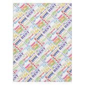 Unieke en speciale 65e verjaardag feestartikelen tafelkleed (Voorkant)