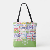 Unieke en speciale 65e verjaardag feestartikelen tote bag (Achterkant)