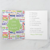 Unieke en speciale 75e verjaardag feestartikelen kaart (Binnen)