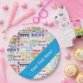 Unieke en speciale 75e verjaardag feestartikelen papieren bordje (Feest)