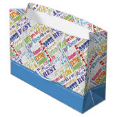 Unieke en speciale 80e verjaardag feestartikelen groot cadeauzakje (Achterkant Gekanteld)