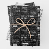 Unieke en speciale 80e verjaardag feestartikelen inpakpapier vel (In situ)