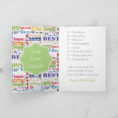 Unieke en speciale 80e verjaardag feestartikelen kaart (Binnen)