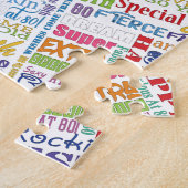 Unieke en speciale 80e verjaardag feestartikelen legpuzzel (Zijkant)