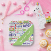 Unieke en speciale 80e verjaardag feestartikelen papieren bordje (Feest)