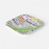 Unieke en speciale 80e verjaardag feestartikelen papieren bordje (Gebogen)