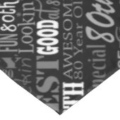 Unieke en speciale 80e verjaardag feestartikelen tafelkleed (Gekanteld)