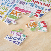 Unieke en speciale cadeautjes van 90e verjaardag legpuzzel (Zijkant)
