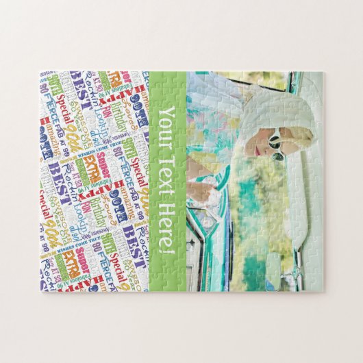 Unieke en speciale cadeautjes van 90e verjaardag legpuzzel (Horizontaal)