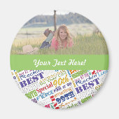 Unieke en speciale cadeautjes van 90e verjaardag magneet (Voorkant)