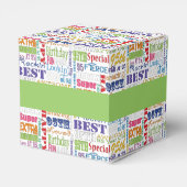 Unieke en speciale cadeautjes van 95e verjaardag bedankdoosjes (Achterkant)