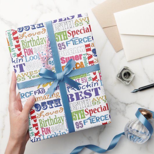 Unieke en speciale cadeautjes van 95e verjaardag cadeaupapier (Geschenken)