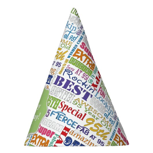 Unieke en speciale cadeautjes van 95e verjaardag feesthoedjes (Rechts)