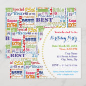 Unieke en speciale cadeautjes van 95e verjaardag kaart (Voorkant / Achterkant)