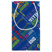 Unieke en speciale cadeautjes van 95e verjaardag klein cadeauzakje (Achterkant)