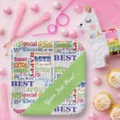 Unieke en speciale cadeautjes van 95e verjaardag papieren bordje (Feest)