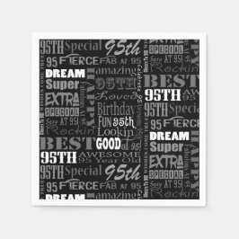 Unieke en speciale cadeautjes van 95e verjaardag servet