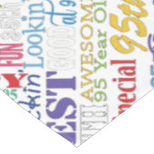 Unieke en speciale cadeautjes van 95e verjaardag tafelkleed (Gekanteld)