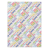 Unieke en speciale cadeautjes van 95e verjaardag tafelkleed (Voorkant)