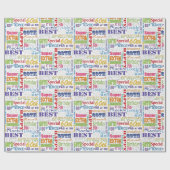 Unieke en speciale cadeautjes van de 60e verjaarda cadeaupapier (Vlak)