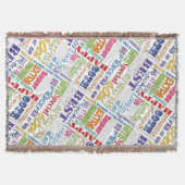 Unieke en speciale cadeautjes van de 60e verjaarda deken (Voorkant)